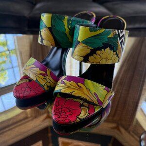 Versace Stiletto Mule Sandals